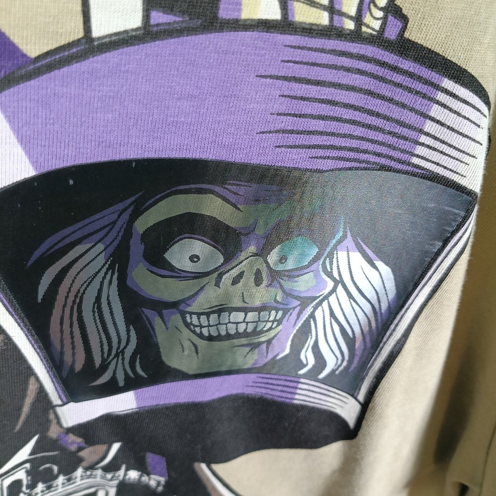 Disney Haunted Mansion Shirt Men XL Tan Lenticular Graphic Ghost Host - Picture 9 of 13